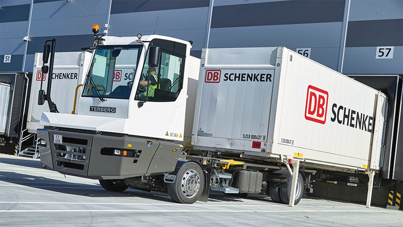 DB Schenker in Denmark is assured quality with Terberg Swap Body Carrier